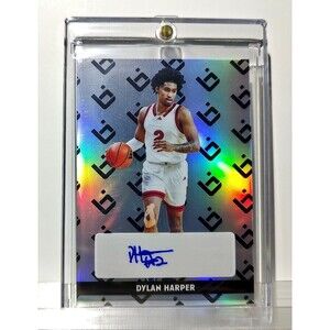 Dylan Harper Autograph 2025 Leaf #BILA-DH1 Signed Basketball Card 495/597